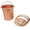 Copper Ion Power Antibacterial Power Deep Copper Basket (with lid