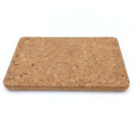 2 pieces cork coasters (rectangular) for pan, glass, pot, binding supplies, 20 x 12 cm, 71033