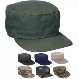 Rothco Tactical Fatigue Hat Adjustable Army Military Field Patrol Cap M1951 BDU - Woodland Digital Camouflage