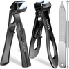 Toenail Clippers for Thick Nails for Seniors, Angled Head Long
