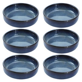 Colias Wing - Juego de 6 platos de cerámica esmaltados para horno, de 3.5 pulgadas, estilo clásico, cuencos coreanos, platos de salsa de soja