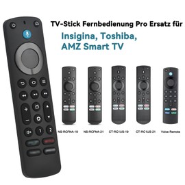 Stick TV Voice Replacement Remote Control Pro, Voice Remote Control for Fire Smart TV 3rd Gen/TV Stick (2nd & 3rd Gen,Lite 2nd Gen,4K/4K Max)/ TV Cube/Insignia Toshiba Pioneer Smart TV, with Remote
