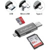 Universal 3in1 Type C USB Card Reader OTG Adapter fr