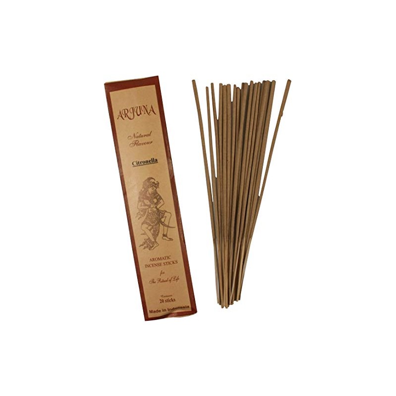 GURU SHOP Arjuna Incense Sticks Lovely Citronella Brown Incense Sticks