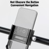 Al Alloy Bicycle Mobile Phone Holder Scooter Rotatable Smartphone Holder