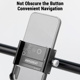 Al Alloy Bicycle Mobile Phone Holder Scooter Rotatable Smartphone Holder