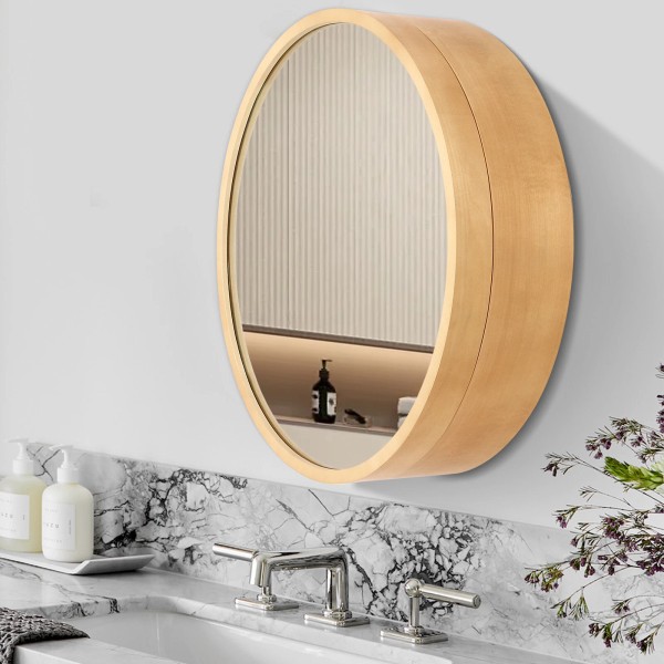 Unbranded 19.5inch Bathroom Vanity Wall Mounted 2 in 1 Wood