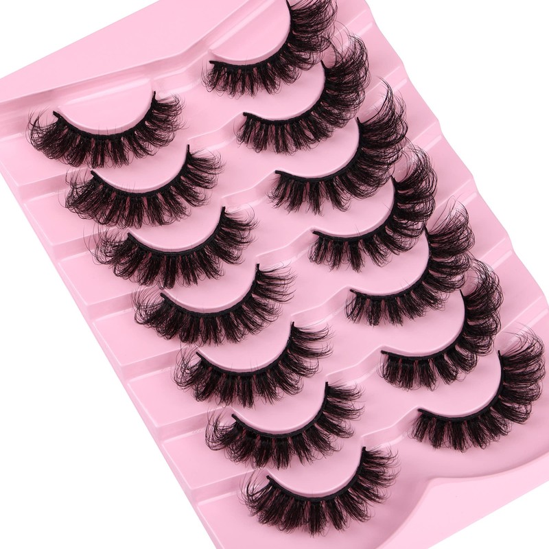 JIMIRE D Curl Faux Mink Lashes Fluffy Cat Eye 20MM