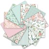 Whaline 12Pcs Spring Cotton Fabric Bundles 18 x 22 Inch