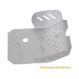 KUAFU Skid Plate Compatible with 2000-2021 Suzuki DRZ 400 400E 400S 400SM Kawasaki KLX400 Aluminum Engine Guard Cover Protector