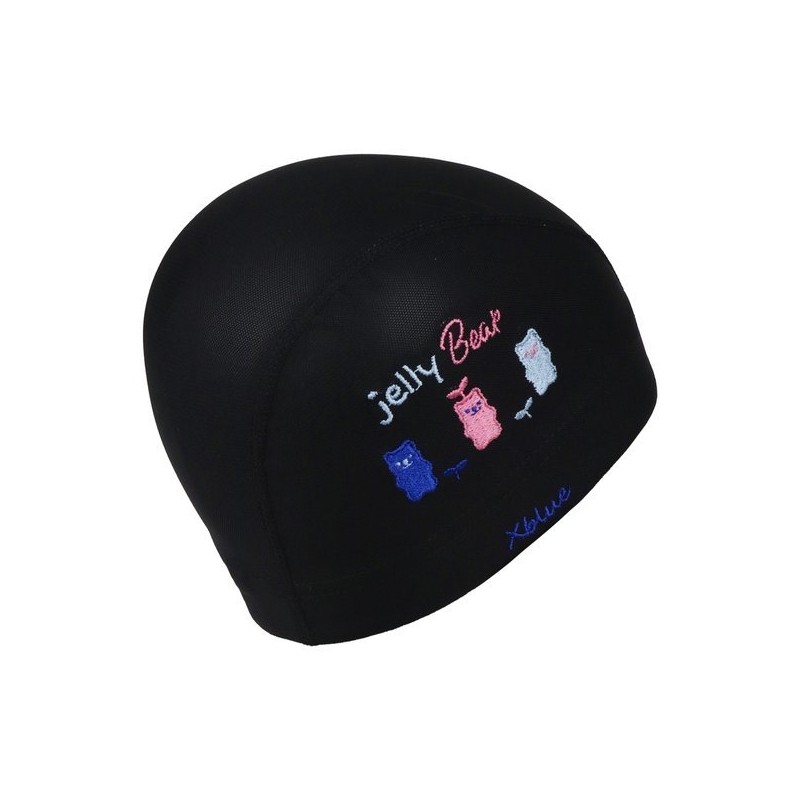 Xblue XBL-6201-04 Jelly Bear Embroidered Mesh Swim Cap / 엑스블루