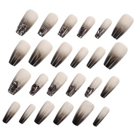 Ipetboom Stylish Nails for Women Set Press Nails Full Cover Rhinestones for Fashion Accessories