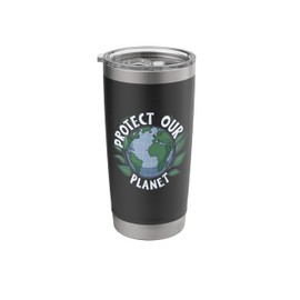 Earth Day Climate Change Action Protect Our Planet Stainless Steel Insulated Tumbler