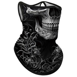 Obacle Neck Gaiter Face Mask Bandana with Ear Loops for Men Women Sun Protection