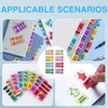 OQXEJPHFN 1000pcs Sticky Sign Here Tabs, Sign Here Stickers,Signature Flags,