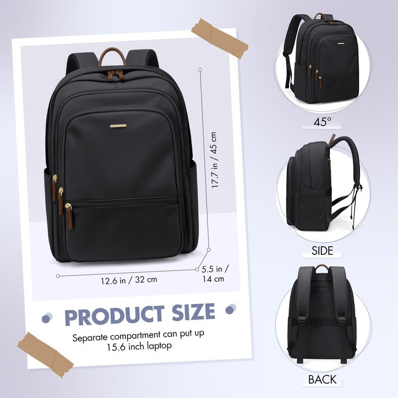 Backpack for Women Work College Travel Laptop Backpacks Multi-Functional Casual