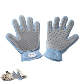 1 Pcs 2 in 1 Pet Hair Removal Glove Cat Grooming Glove, Pet Grooming Gloves Dog Hair Removal Mitt, Cat and Dog Universal Bathing Massage Comb Supplies