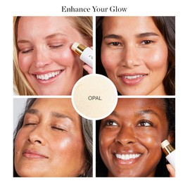 Ogee Ogee Sculpted Face Stick (OPAL - STARLIGHT WHITE) Certified Organic Highlighter Makeup - Multi-Use Glow Highlighter Stick