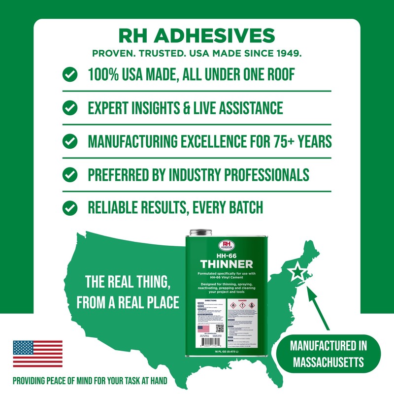 HH-66 Thinner, 16 oz. can - Prepping, Thinning, Reactivating, Cleaning,