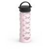 LIFEFACTORY 16oz Bottle Classic Cap Helix Sleeve Pink