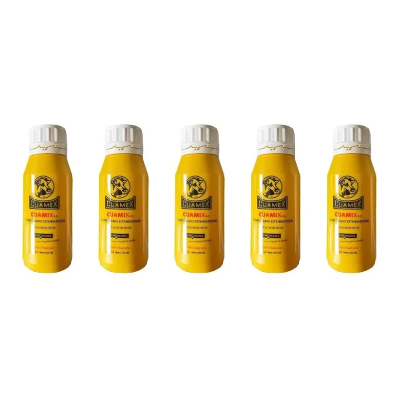 5 Pzas Cuajo Cuamex 120 Ml.