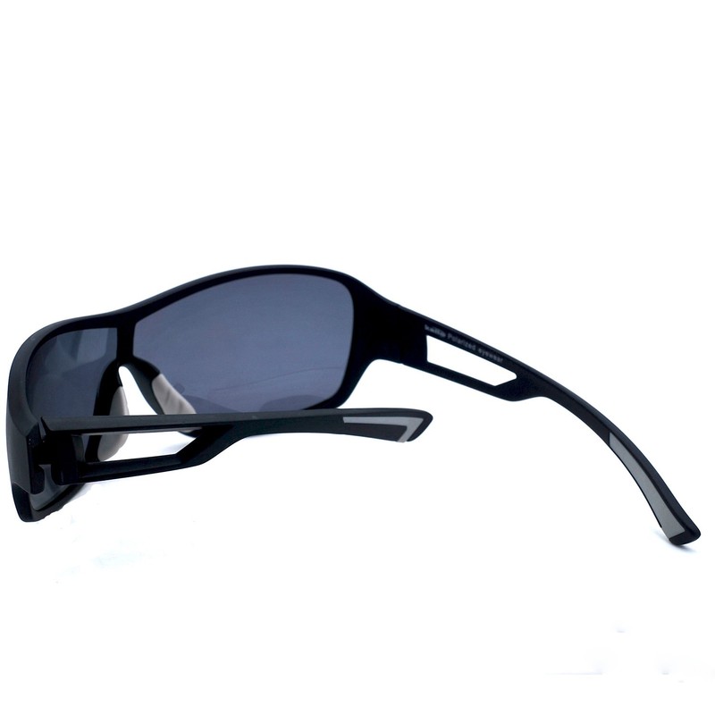 anteojos de sol deportivas, Negro, Large