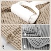 Polyte Toalla de Baño Microfibra Waffle Secado Rápido 430 gsm