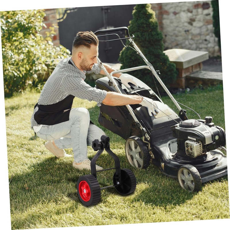 BESPORTBLE Lawn Mower Auxiliary Wheels for Support Wheels for Trimmers