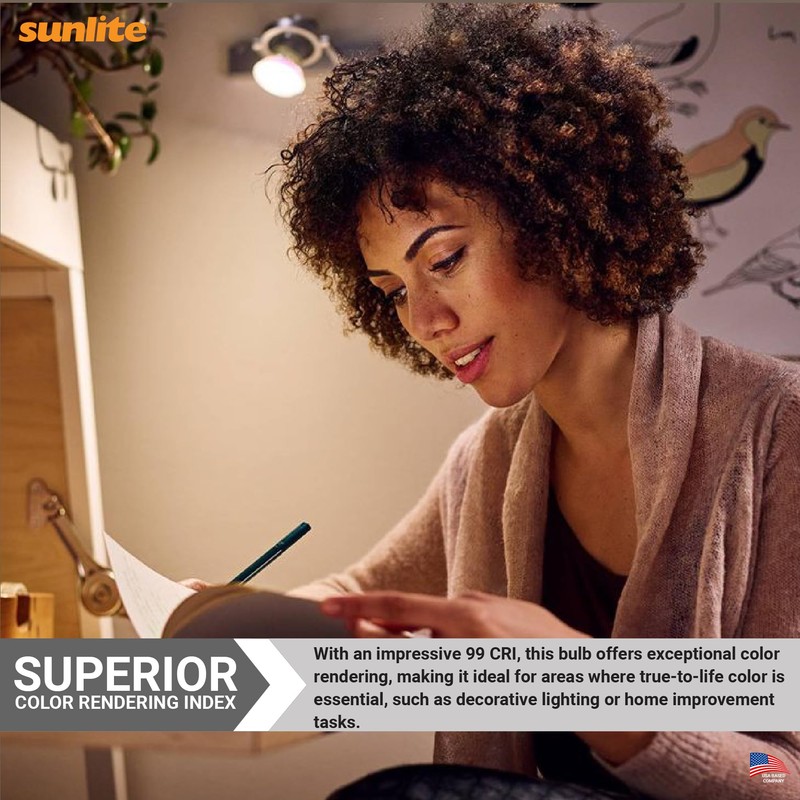 Sunlite MR16 EFM Clear Reflector Light Bulb, 50 Watts, 8V,