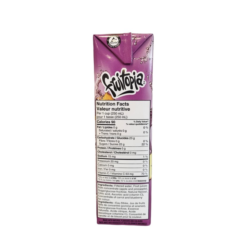 Fruitopia Fruit Integration Juice 1L Each (8 Pack of 1L