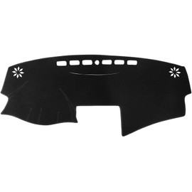 YOKKIP Dash Cover Replacement for Toyota Camry Accessories 2007 2008 2009 2010 2011 Custom Fit Dashboard Cover Mat Carpet Pad Reduces Glare Eliminates Cracking (Black)