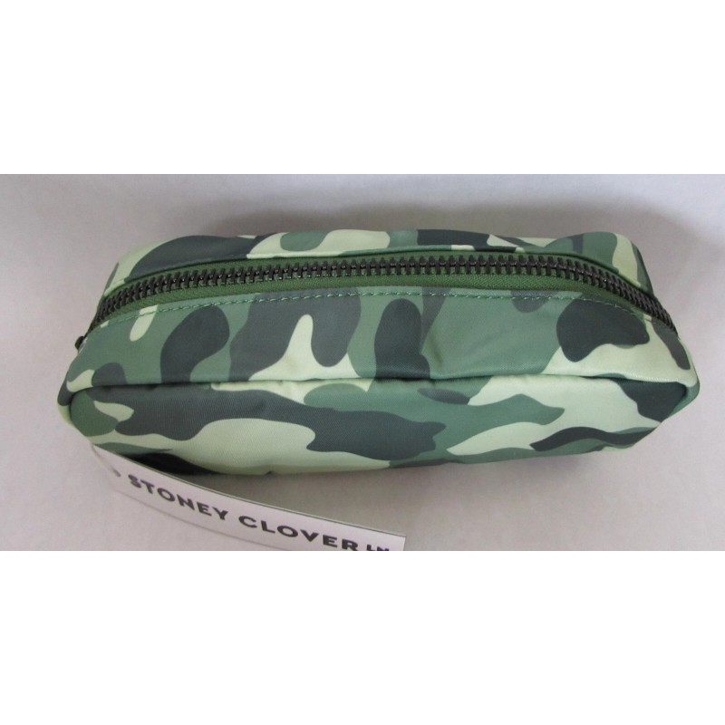 Stoney Clover Lane Camo Slim Pouch Zip Pencil Case Bag