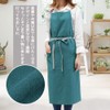 Anyasun Linen Apron, Bib Apron, Caf Style, Simple, Stylish, Natural,
