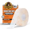 Gorilla Tough & Clear - Cinta adhesiva de montaje de