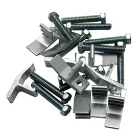 LASCO 42-2103 Rim Clips Works On J Hook Style Sink Frames, 10-Pack, Brass, 6 Piece