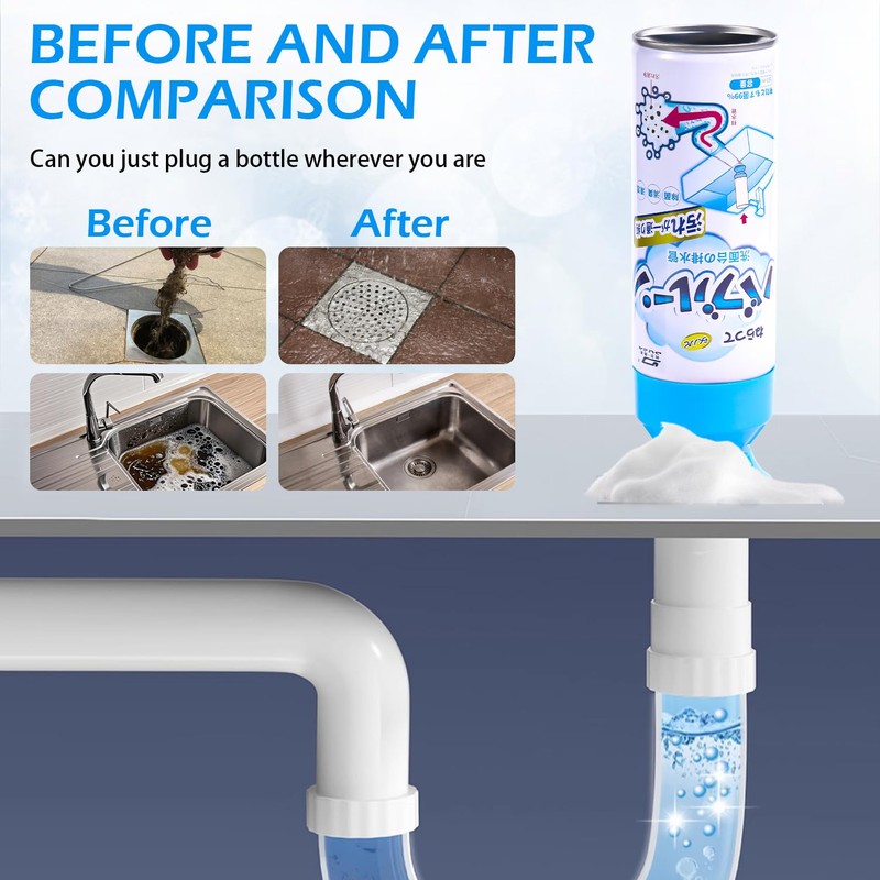 Foaming Drain Cleaner,Drain Clog Remover – Cleaner and Deodorizer,Foaming Cleaners