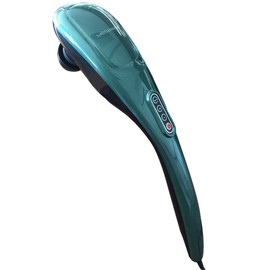 Handheld Back Massager | Deep Tissue Percussion Massage for Back, Neck, Shoulders, Waist and Legs (dark green)