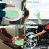 Ymapinc Plant Dusting Gloves, Microfiber Dusters for Cleaning, Green Kitchen