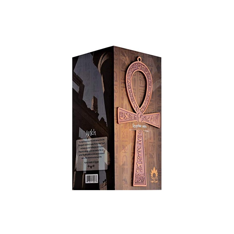 NileCart 8.5" Large metal Egyptian ANKH cross - ANKH Wall
