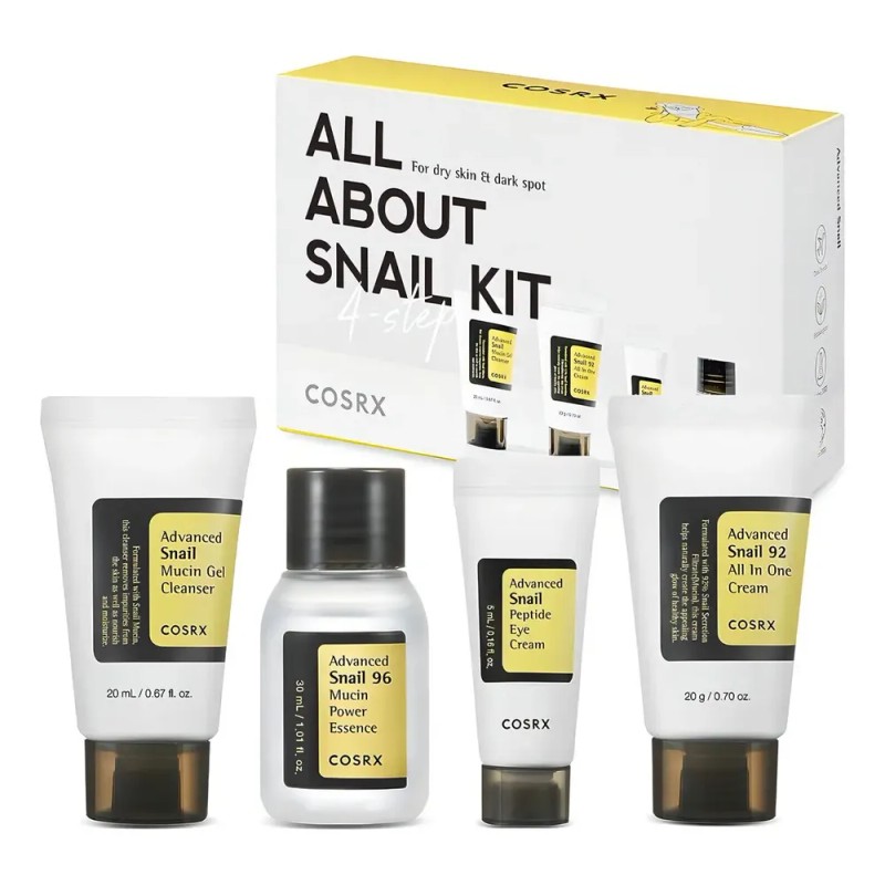 Kit De Viaje Cosrx All Snail Skincare Coreano