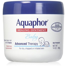 Aquaphor Baby Healing Ointment Advanced Therapy Skin Protectant, 14 Ounce, Pack of 3