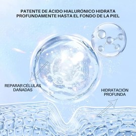 5 Mascarillas Facial Hidratante y Serum Esencia Ampolleta Acido Hialuronico Rejuvenecedor Hydra Moisturizing Cuidado Facial Skin Care Set Completo
