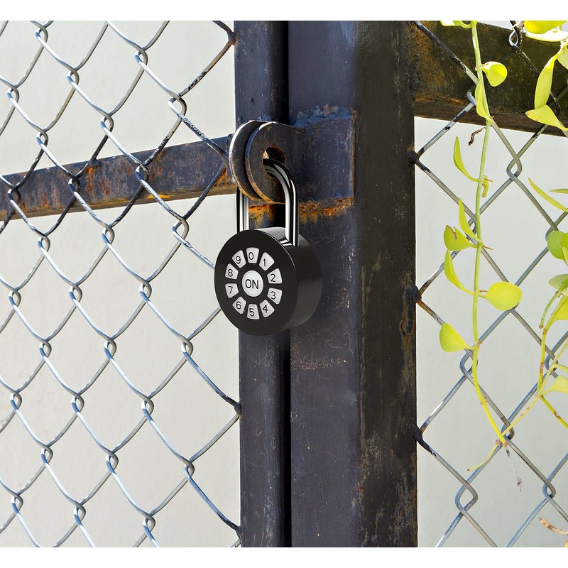 Xcase Smartlock: 2er Metall-Vorhängeschloss mit Zahlencode und App, Bluetooth, IP65