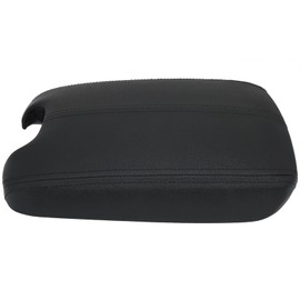 Center Console Cover for Honda Accord 2008 2009 2010 2011 2012, Black Leather Suture Console Armrest Lid Replacement for 2008-2012 Honda Accord Center Console Cover by KAKO