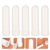Ciieeo 5pcs Essential Oil Aromatherapy Tubes White Empty Refillable Design