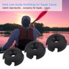 TOPINCN Deck Line Guide Kayak Line Guide Nylon Large Round