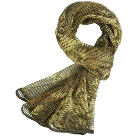 Fousam Sniper Veil Tactical Scarf Mesh Scarf for Hunting Shooting Wildlife Photography Military Outdoor Activities