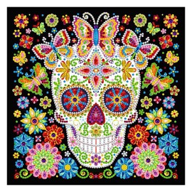 MWOOT 5D DIY Luminous Diamond Painting Set, Painting by Numbers, DIY Full Diamond Embroidery Painting, Rhinestone Embroidery, Cross Stitching, Art, Crafts for Home, Wall, Wall Decoration (30 x 30 cm),