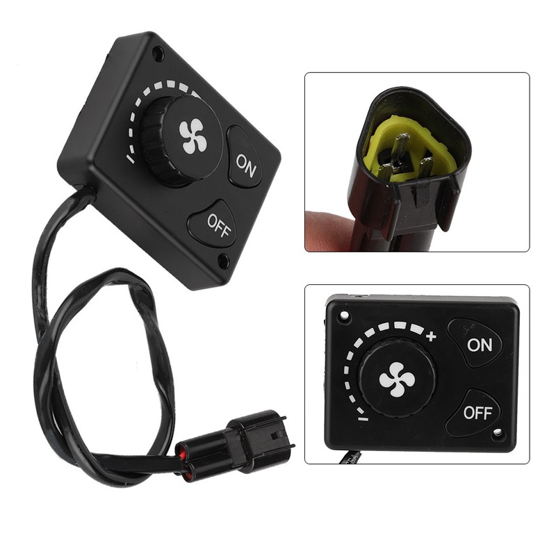 DC 12V/24V Parking Heater Knob Controller Switch for Car Truck