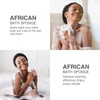 UJFQBH 3 Pieces African Bath Sponge African Net Long Net